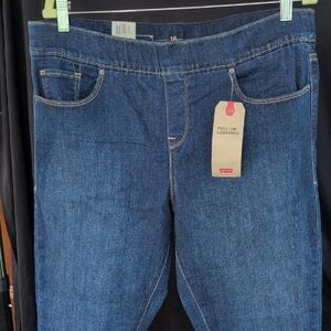 Levi's Blue Jeggings Classic Denim Style